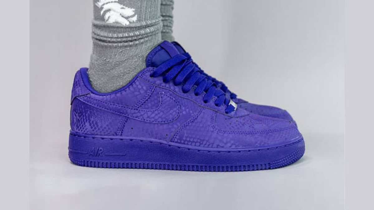 Kobe x Air Force 1 “Court Purple” ra mắt vào mùa lễ này