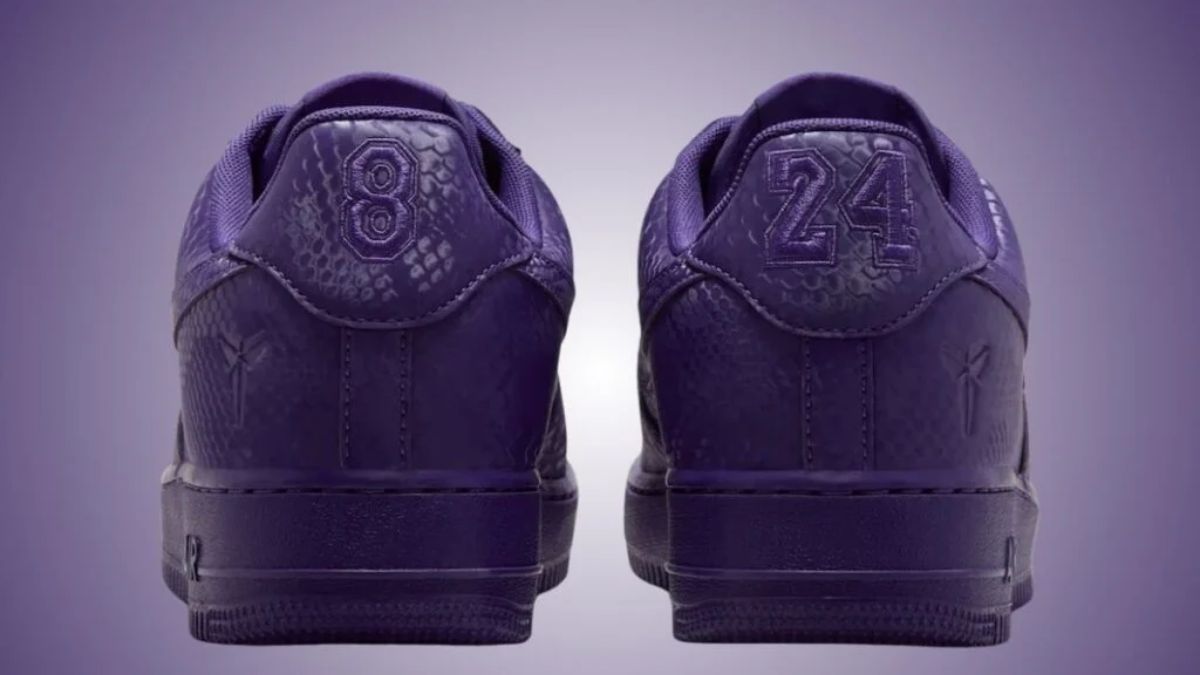 Kobe x Air Force 1 “Court Purple” ra mắt vào mùa lễ này