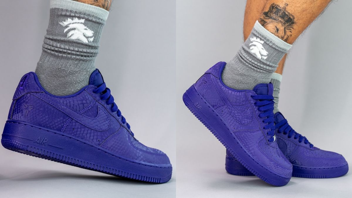 Kobe x Air Force 1 “Court Purple” ra mắt vào mùa lễ này