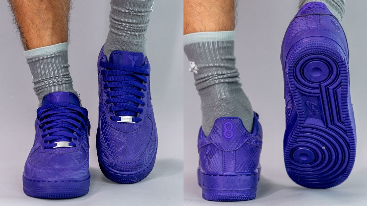Kobe x Air Force 1 “Court Purple” ra mắt vào mùa lễ này