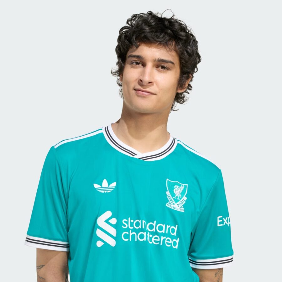 áo adidas đấu thứ ba liverpool fc mùa giải 2526 'sea green' jv6428