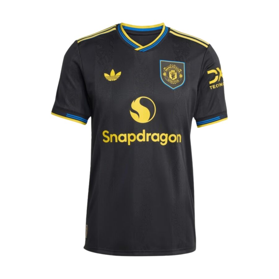 áo adidas jersey bóng đá manchester united 2526 third authentic 'black' ji7419