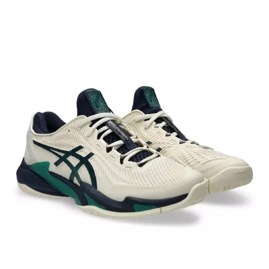 giày tennis/pickleball asics court ff 3 'cream jasper green' 1041a370-105