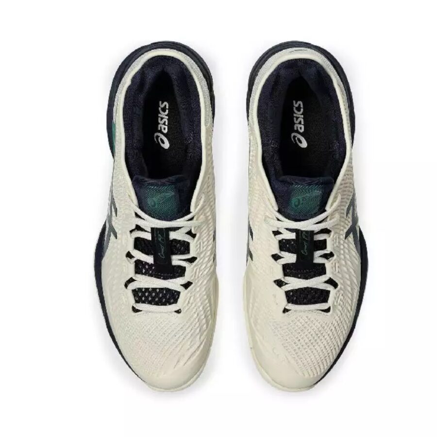 giày tennis/pickleball asics court ff 3 'cream jasper green' 1041a370-105