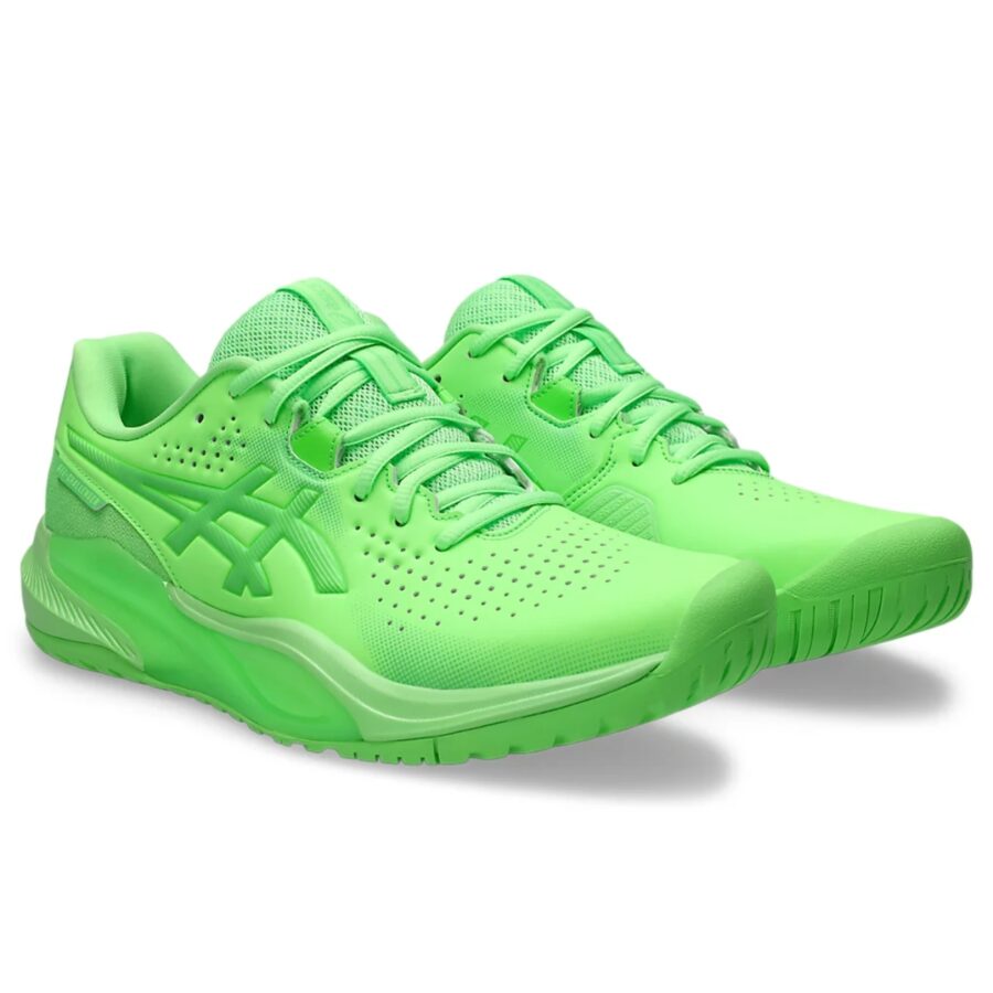 giày tennis/pickleball asics gel challenger '15 lime burst/green gecko' 1041a510-300