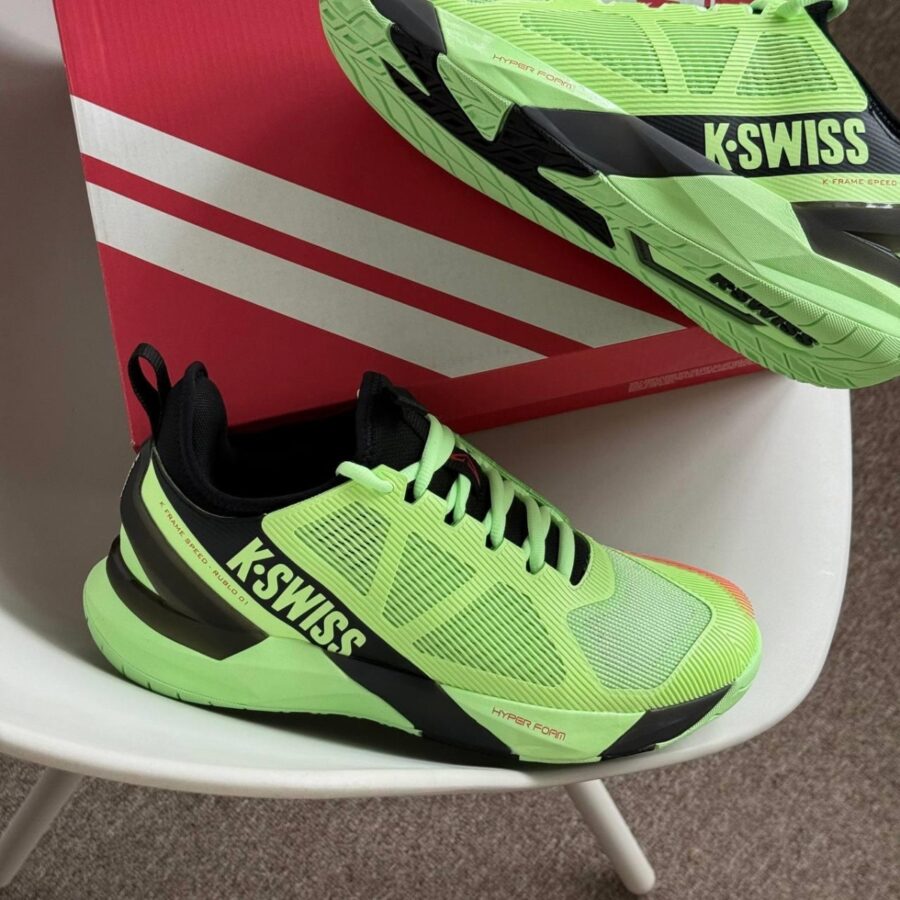giày tennis/pickleball k-swiss k-frame speed rublo ''soft neon green' 09483-306-m