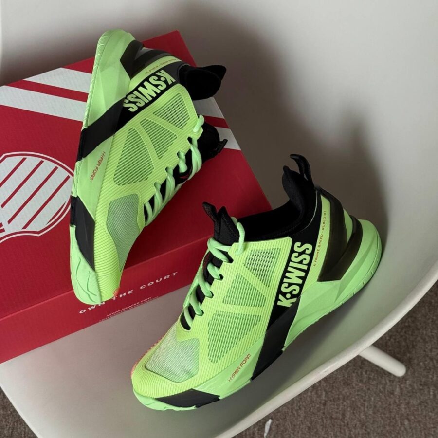 giày tennis/pickleball k-swiss k-frame speed rublo ''soft neon green' 09483-306-m