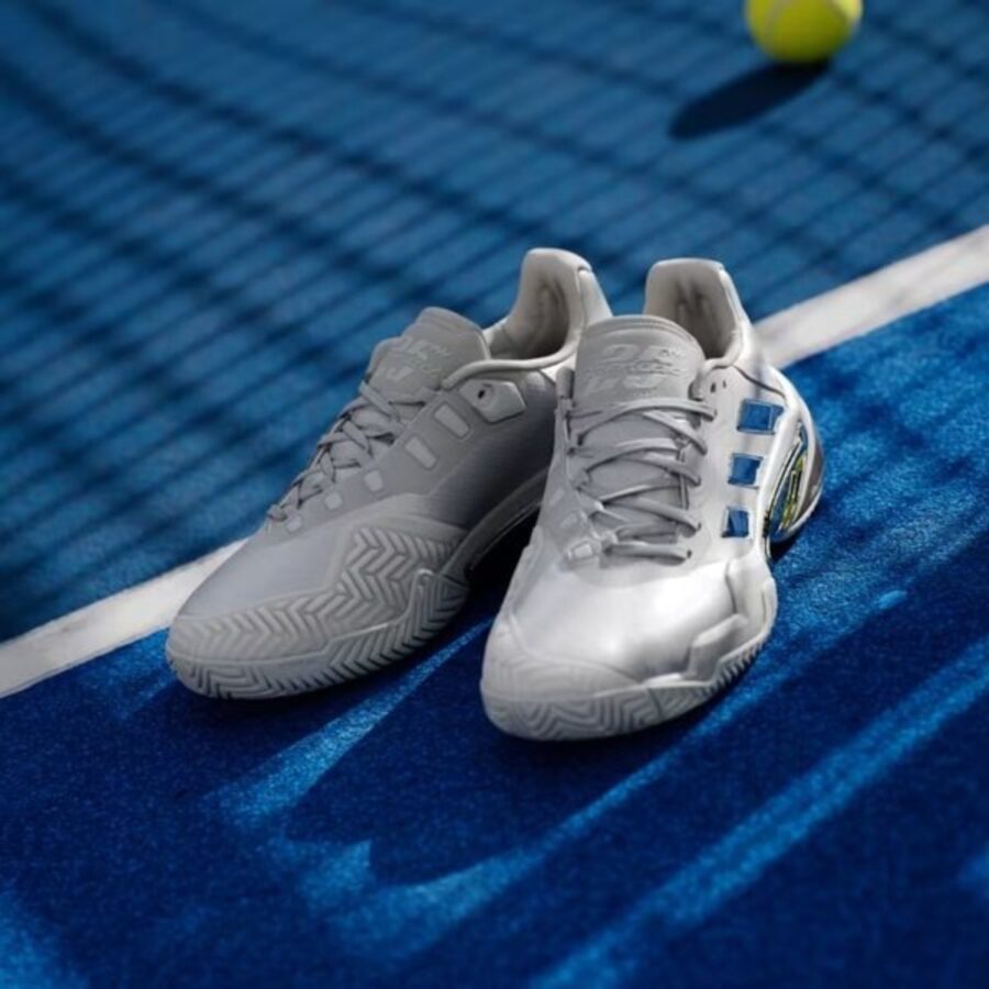 giày tennis/pickleball adidas barricade 13 'silver edition' jp5379