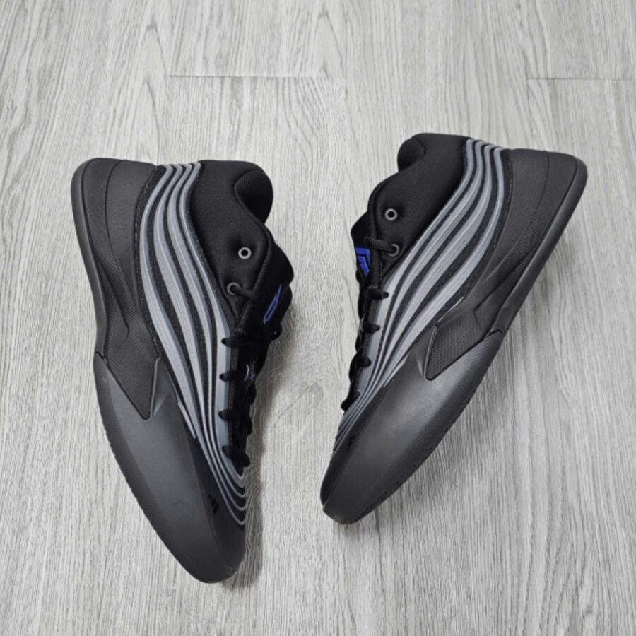 giày adidas dame 10 'core black iron metallic' jp6090