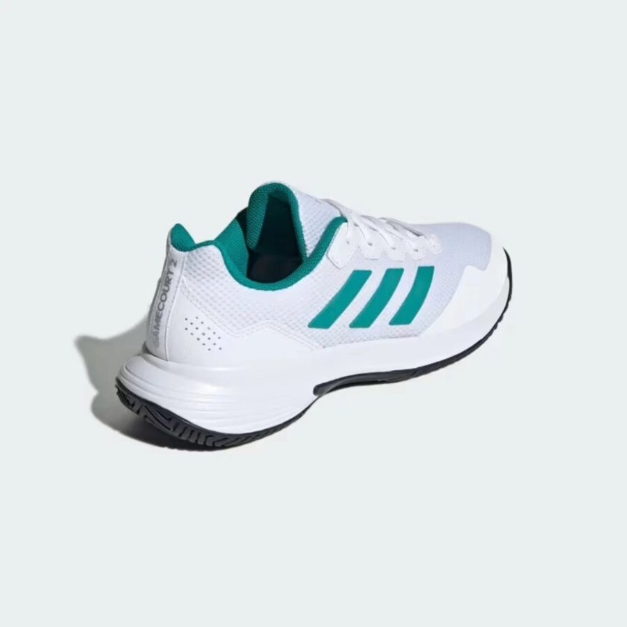 giày tennis/pickleball adidas gamecourt 2 'cloud white pure teal' jp7722