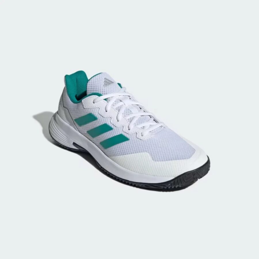 giày tennis/pickleball adidas gamecourt 2 'cloud white pure teal' jp7722