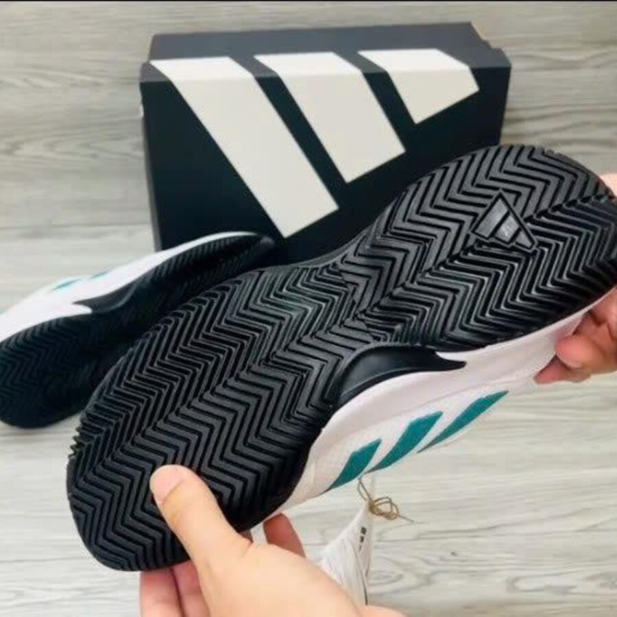 giày tennis/pickleball adidas gamecourt 2 'cloud white pure teal' jp7722