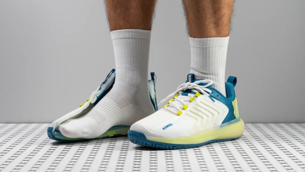 đánh giá chân thực k-swiss ultrashot 3 - "bảo bối" bảo vệ chân