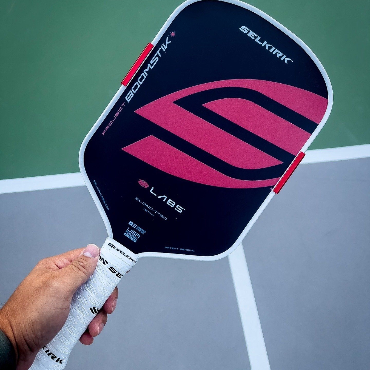 vợt pickleball selkirk labs project boomstik elongated màu đen (3) vợt pickleball selkirk labs project boomstik elongated màu đen