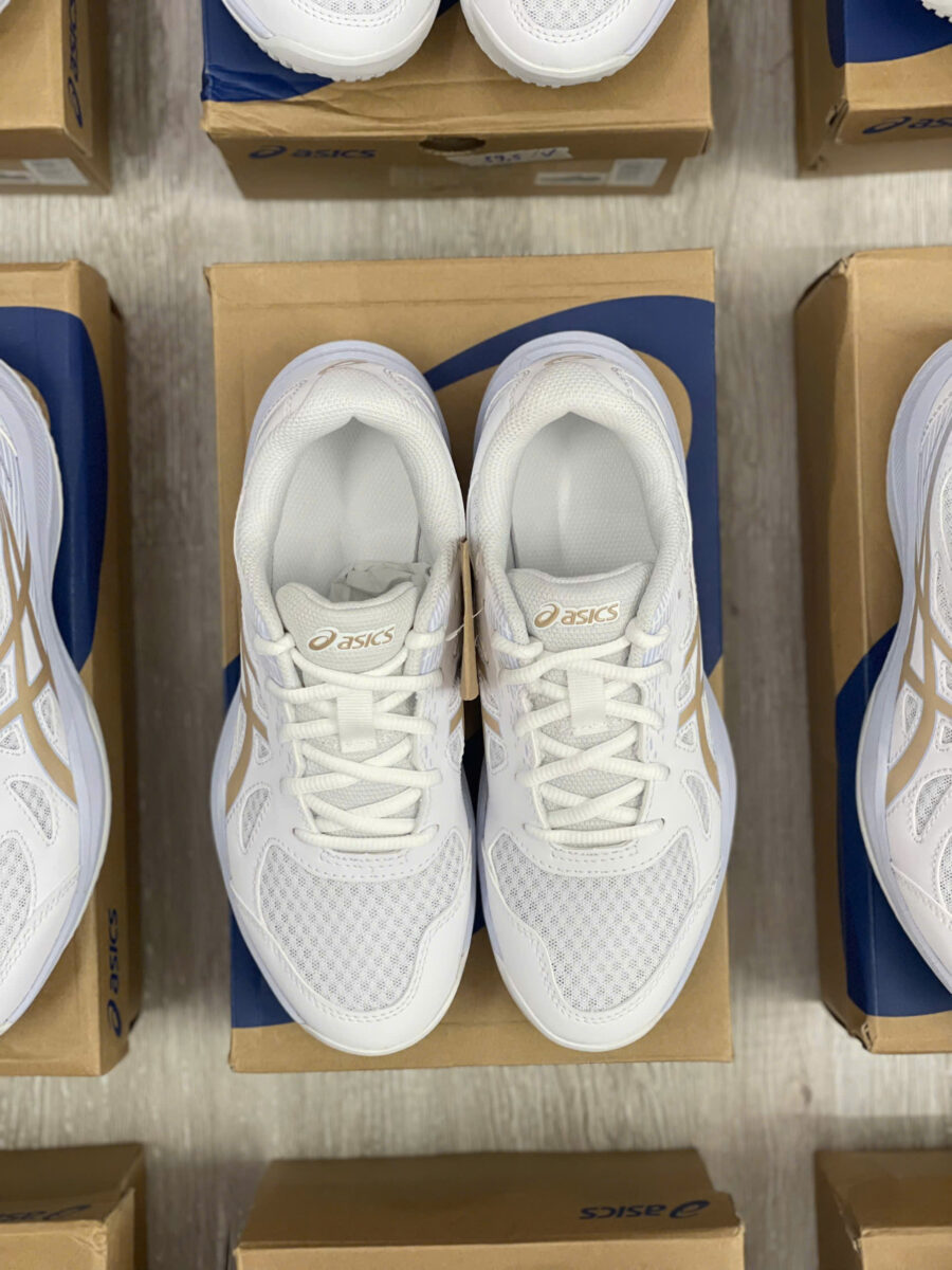 giày asics upcourt 6 'white/champagne' 1074a045-103
