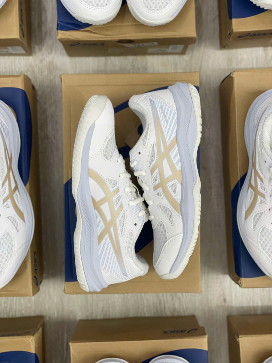 giày asics upcourt 6 'white/champagne' 1074a045-103