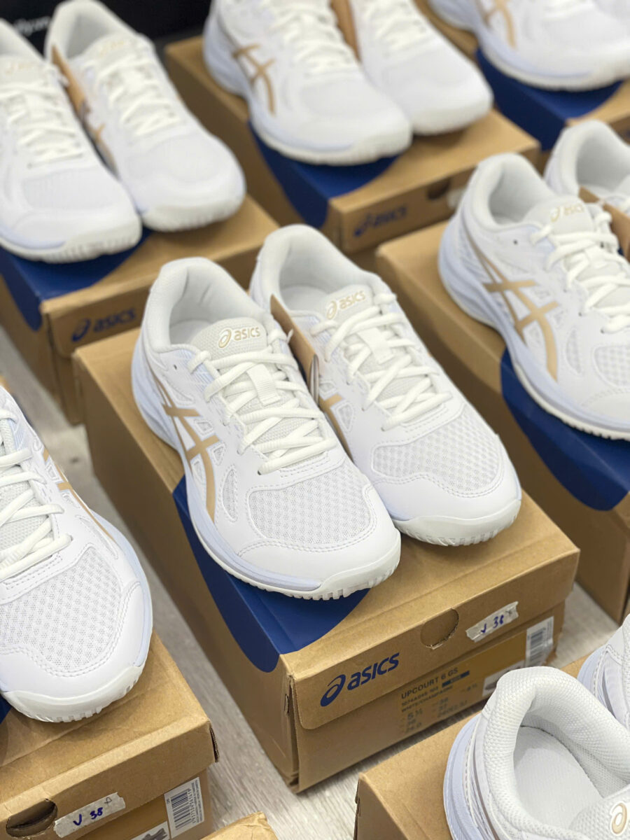 giày asics upcourt 6 'white/champagne' 1074a045-103