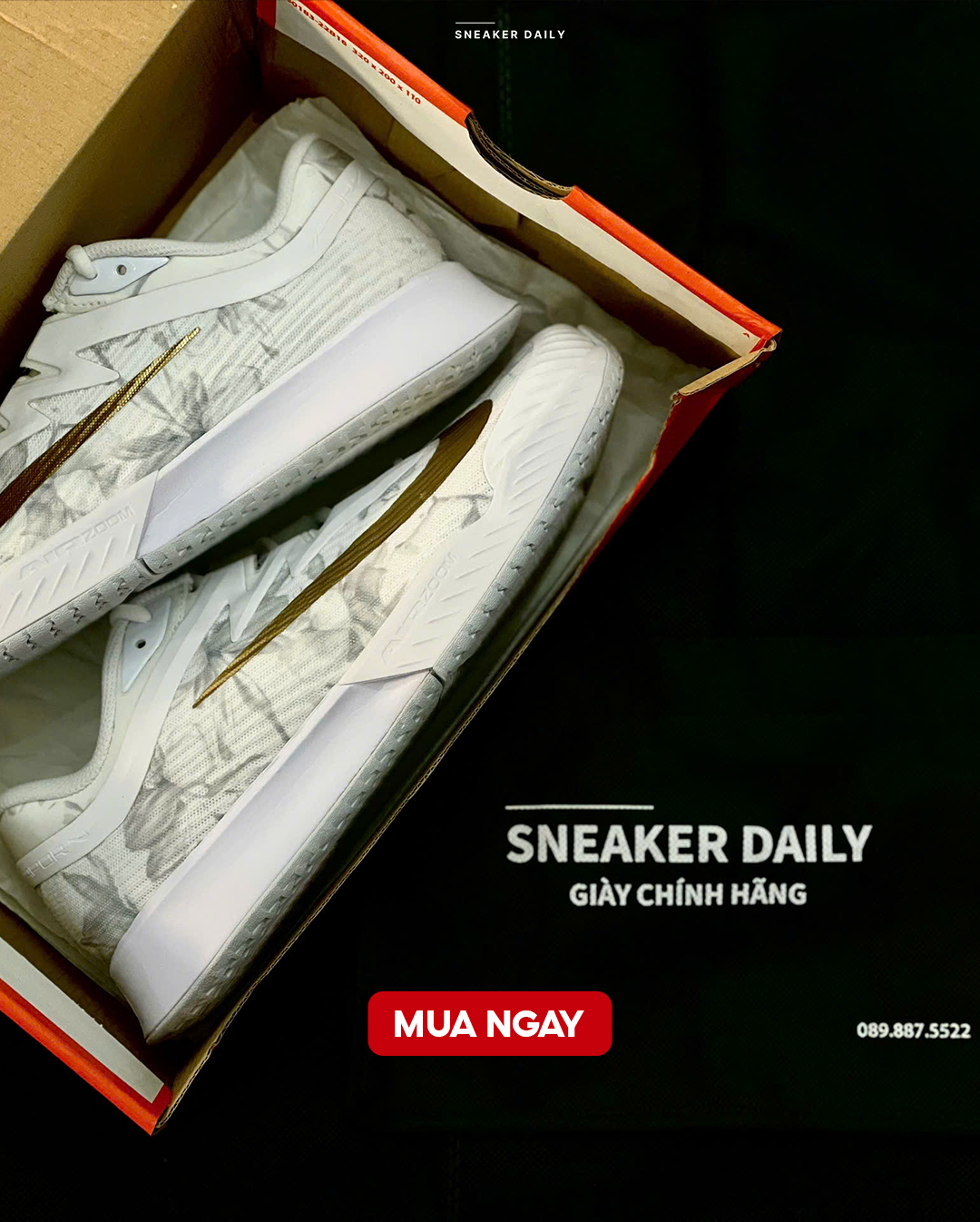 sneaker, quần áo, phụ kiện thời trang chính hãng