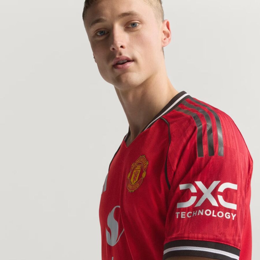 áo adidas manchester united 2526 home authentic jersey 'mufc red' ji7429