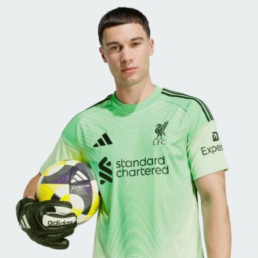 áo adidas jersey thủ môn liverpool fc 2526 'glory mint' jz4088