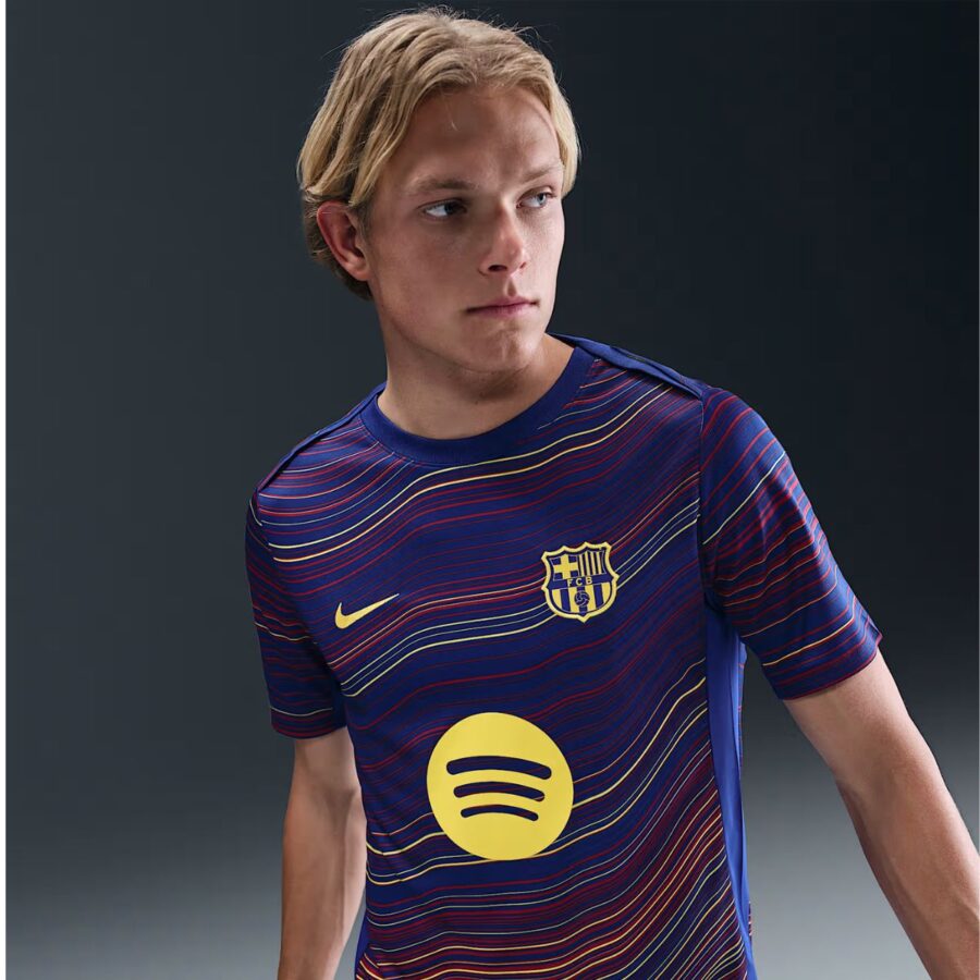 áo nike f.c. barcelona academy pro home 'deep royal blue' hj7142-456