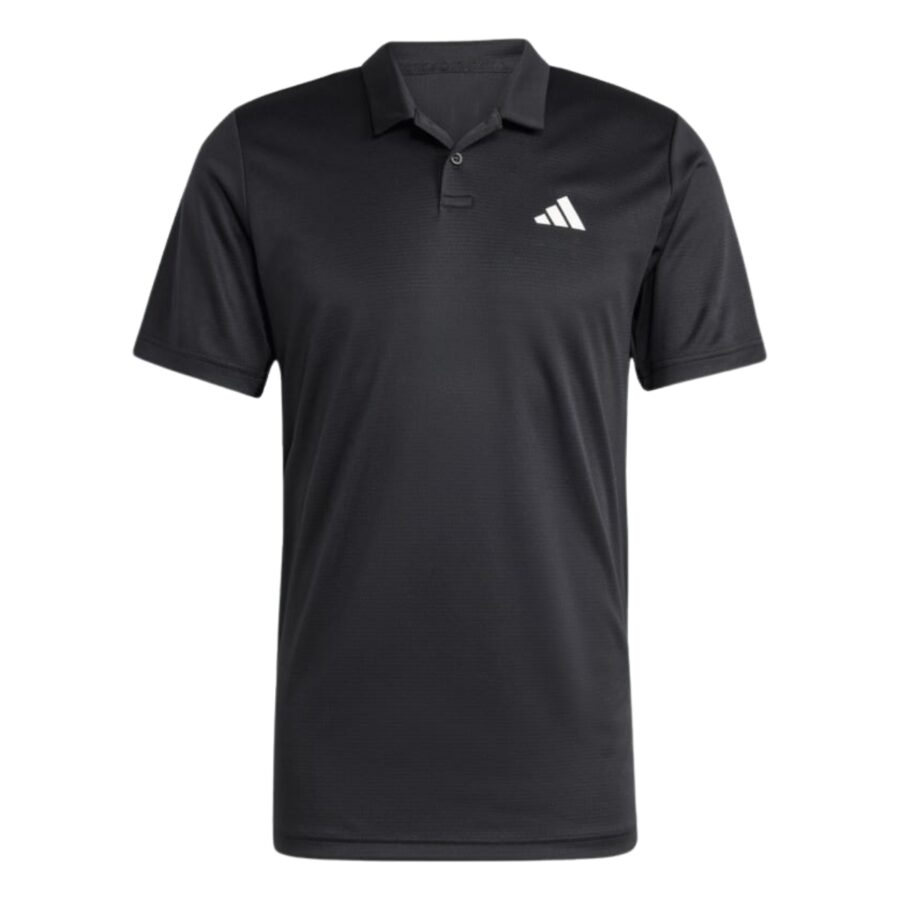 áo polo tennis/pickleball adidas clima nam 'black' jh3395