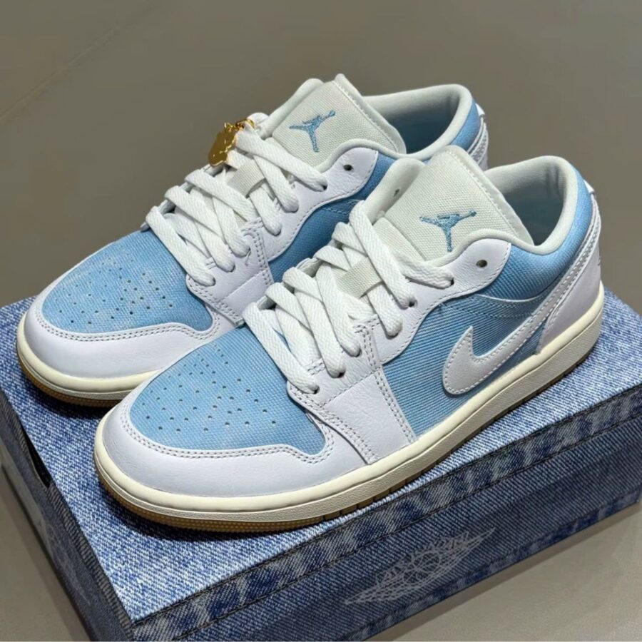 giày air jordan 1 low se 'worn blue' hq2004-400