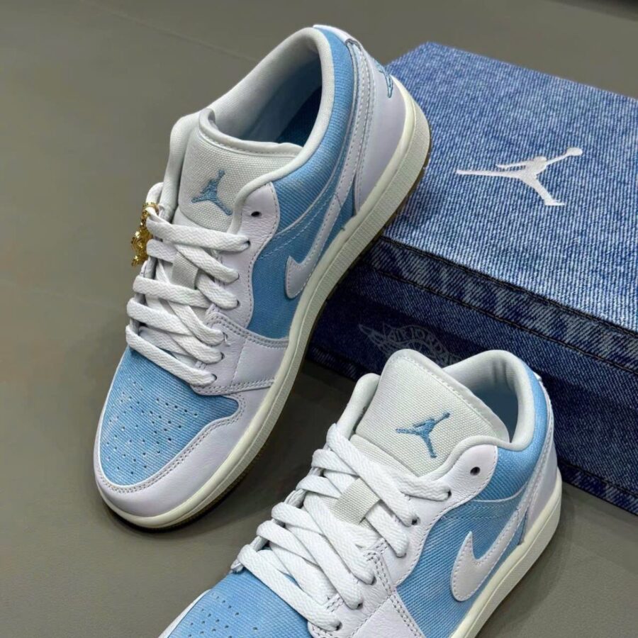giày air jordan 1 low se 'worn blue' hq2004-400