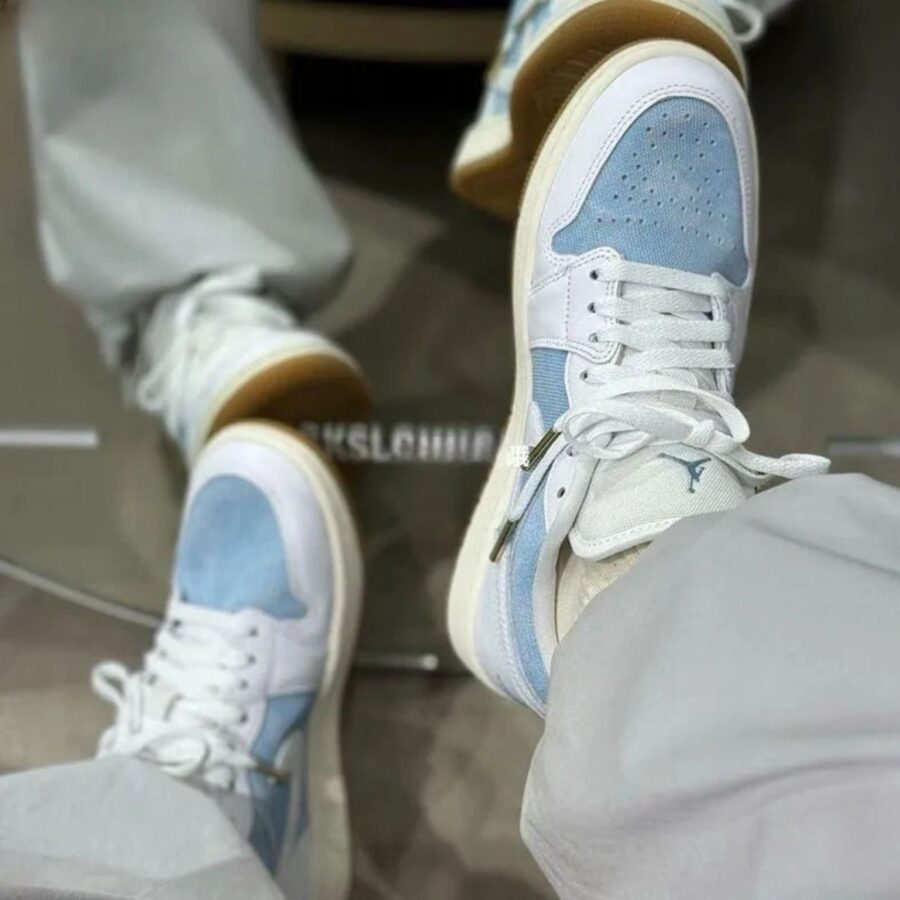 giày air jordan 1 low se 'worn blue' hq2004-400