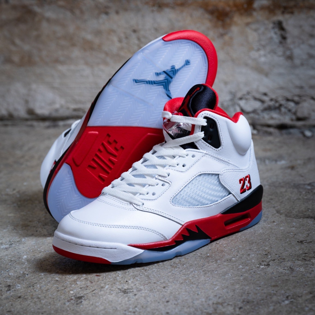 giày air jordan5 og 'fire red' 2025 hq7978-101 (3) giày air jordan5 og 'fire red' 2025 hq7978-101
