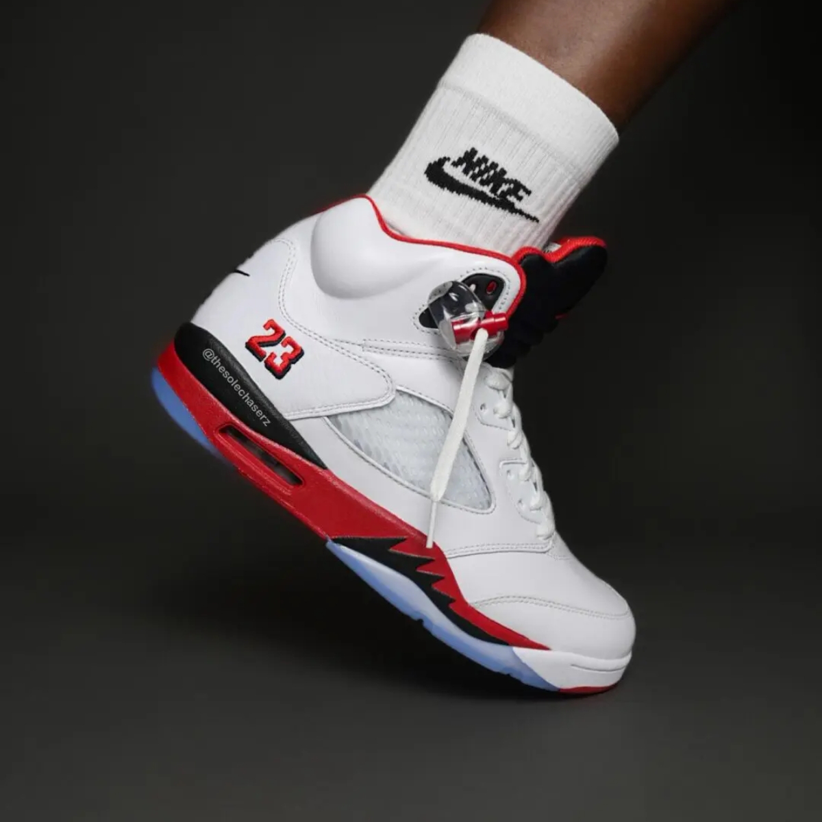 giày air jordan5 og 'fire red' 2025 hq7978-101 (6) giày air jordan5 og 'fire red' 2025 hq7978-101