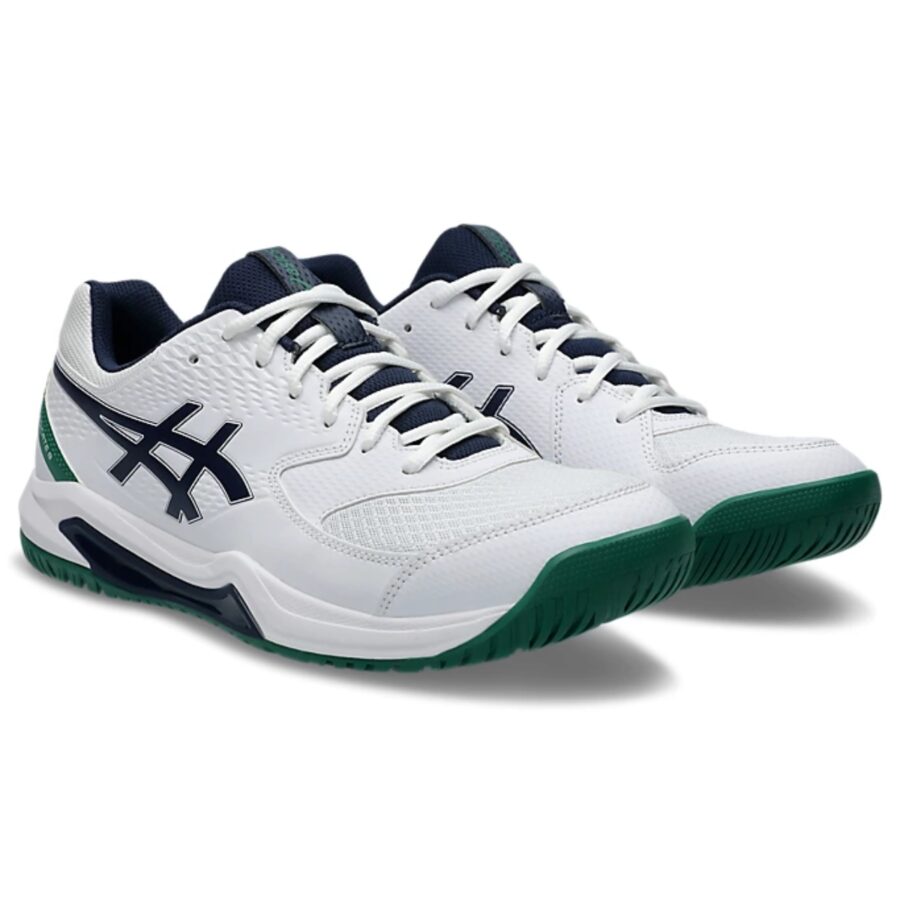 giày asics gel dedicate 8 'white/midnight' 1041a408-105