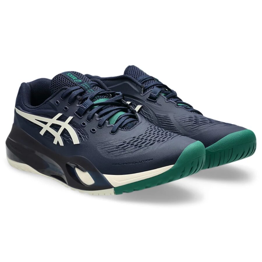 giày asics gel-resolution x wide ‘midnight & cream’ 1041a487-400