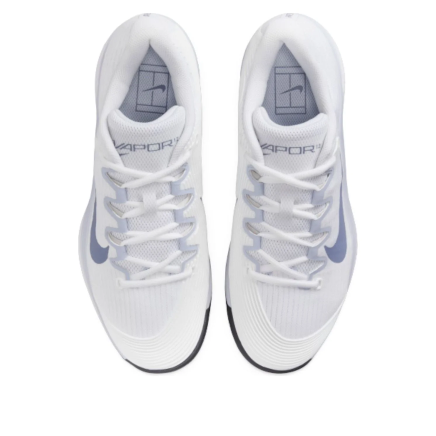 giày nike court air zoom vapor 12 hc 'white world indigo ghost' fv5554-102
