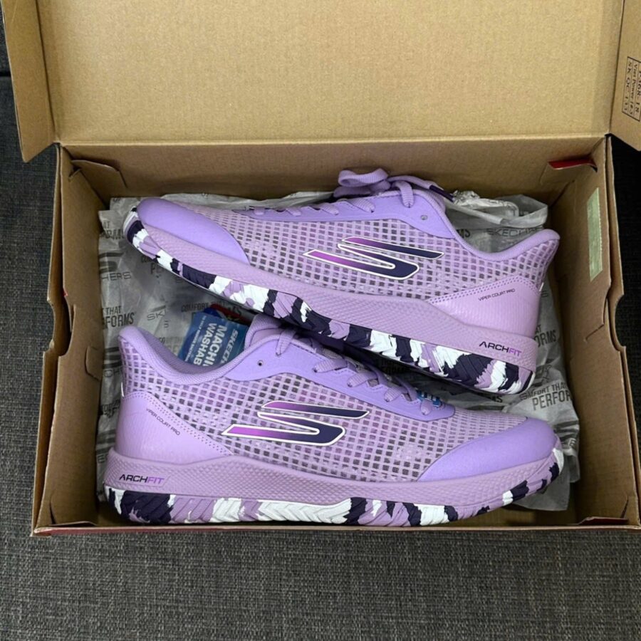 giày skechers viper court pro ‘purple’ 172069c-lav