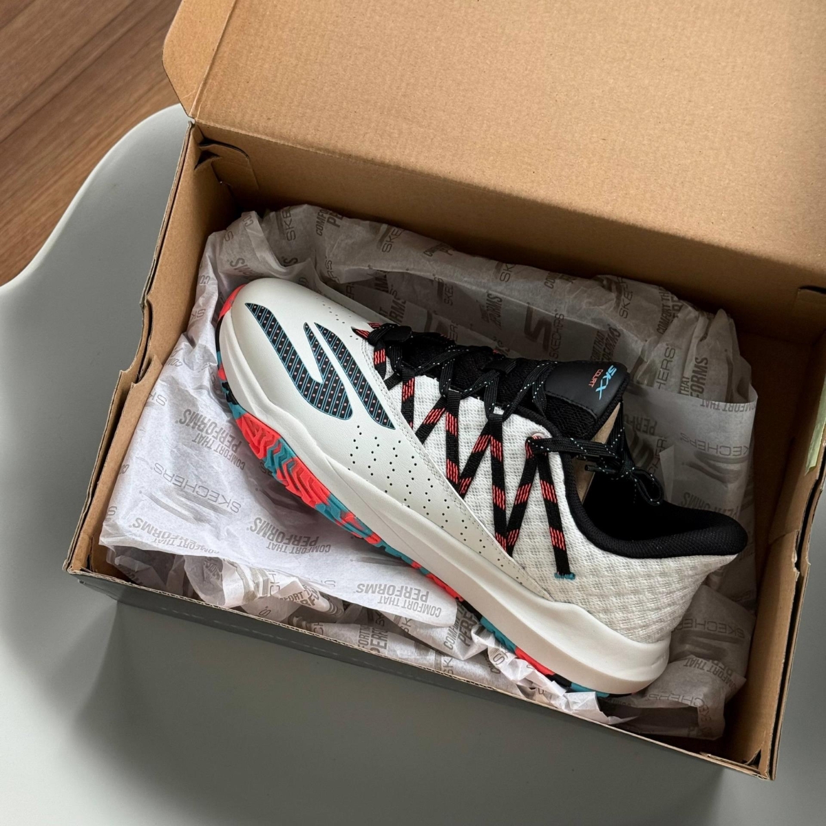 giày skechers viper court rally ''white light blue'' 172110c_wplb (2) giày skechers viper court rally ''white light blue'' 172110c/wplb