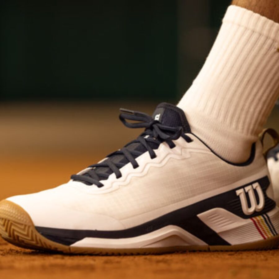giày tennis/pickleball wilson rush pro 4.5 clay rg 'white' wrs335960
