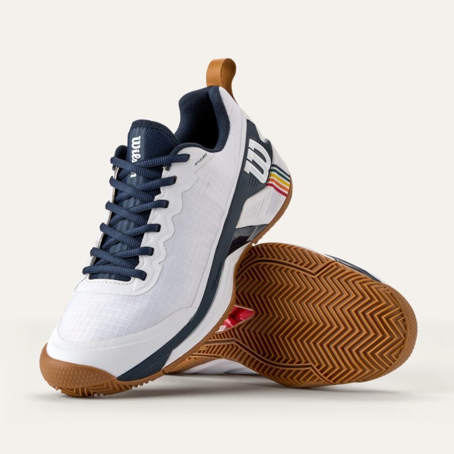 giày tennis/pickleball wilson rush pro 4.5 clay rg 'white' wrs335960