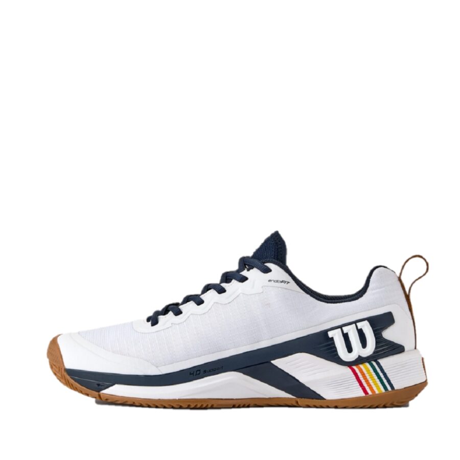 giày tennis/pickleball wilson rush pro 4.5 clay rg 'white' wrs335960