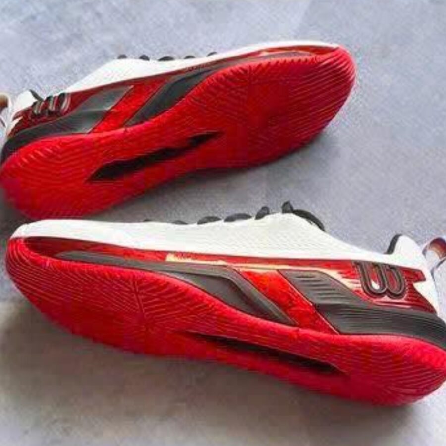 giày tennis/pickleball wilson rush pro 4.5 uso 'red black' wrs336670