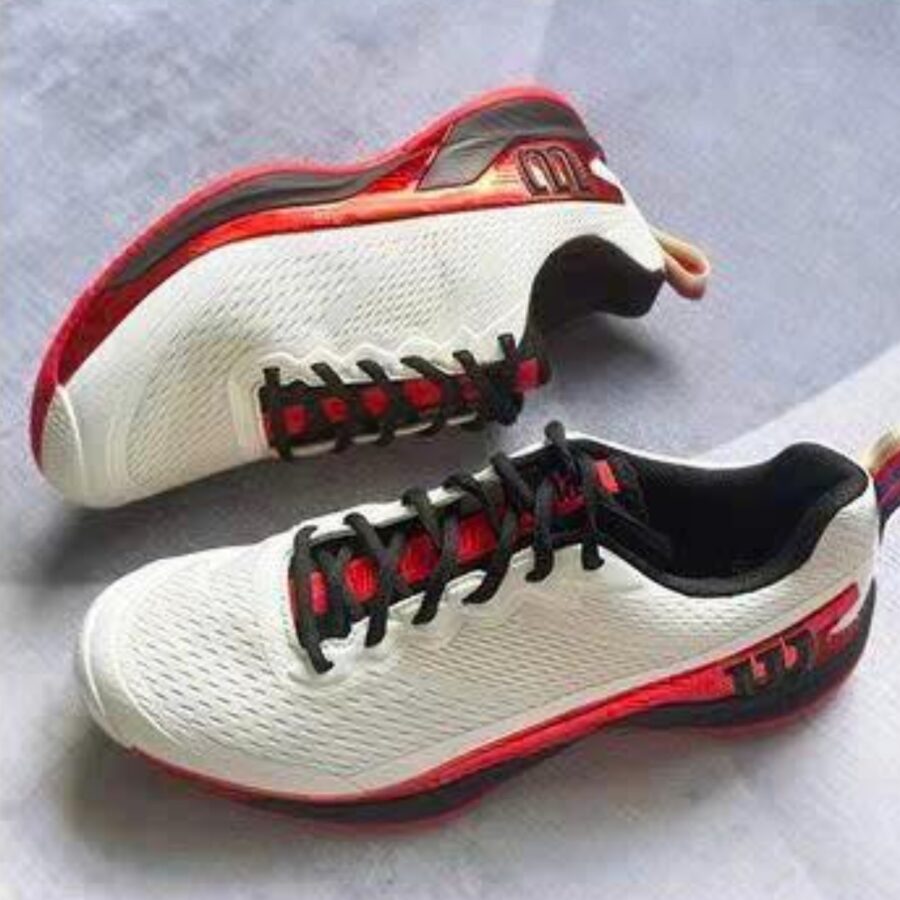 giày tennis/pickleball wilson rush pro 4.5 uso 'red black' wrs336670