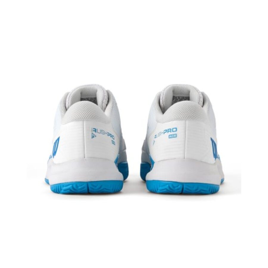 giày tennis/pickleball wilson rush pro ace 'white atomic blue' wrs335900