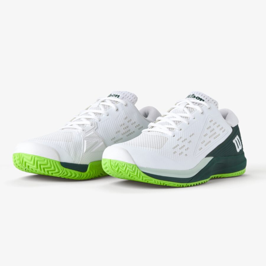 giày tennis/pickleball wilson rush pro ace 'white green' wrs331900