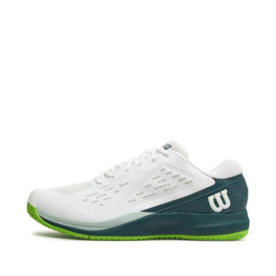 giày tennis/pickleball wilson rush pro ace 'white green' wrs331900