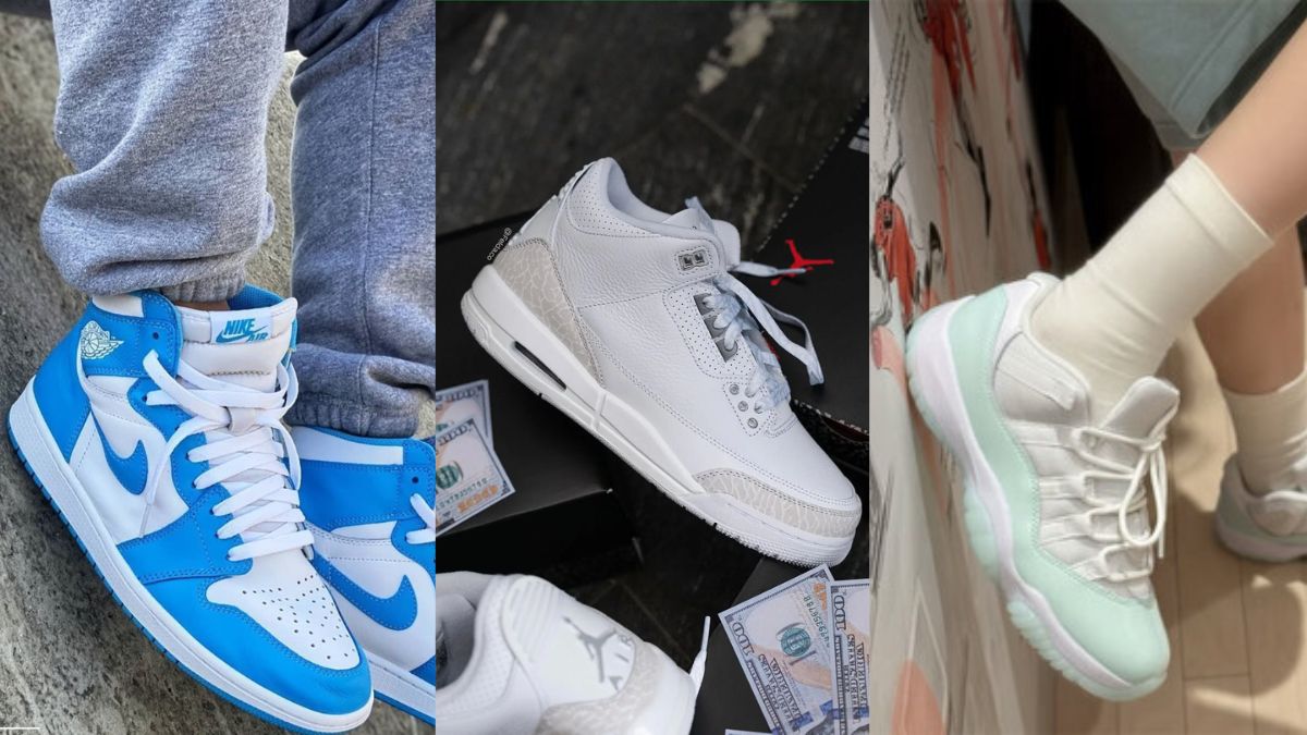 4 phiên bản air jordan retro restock tháng 11