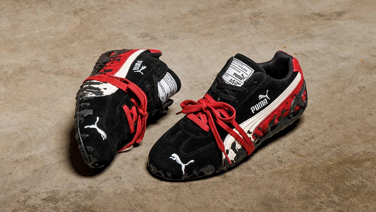 a$ap rocky x puma – bản collab speedcat phủ đầy goop