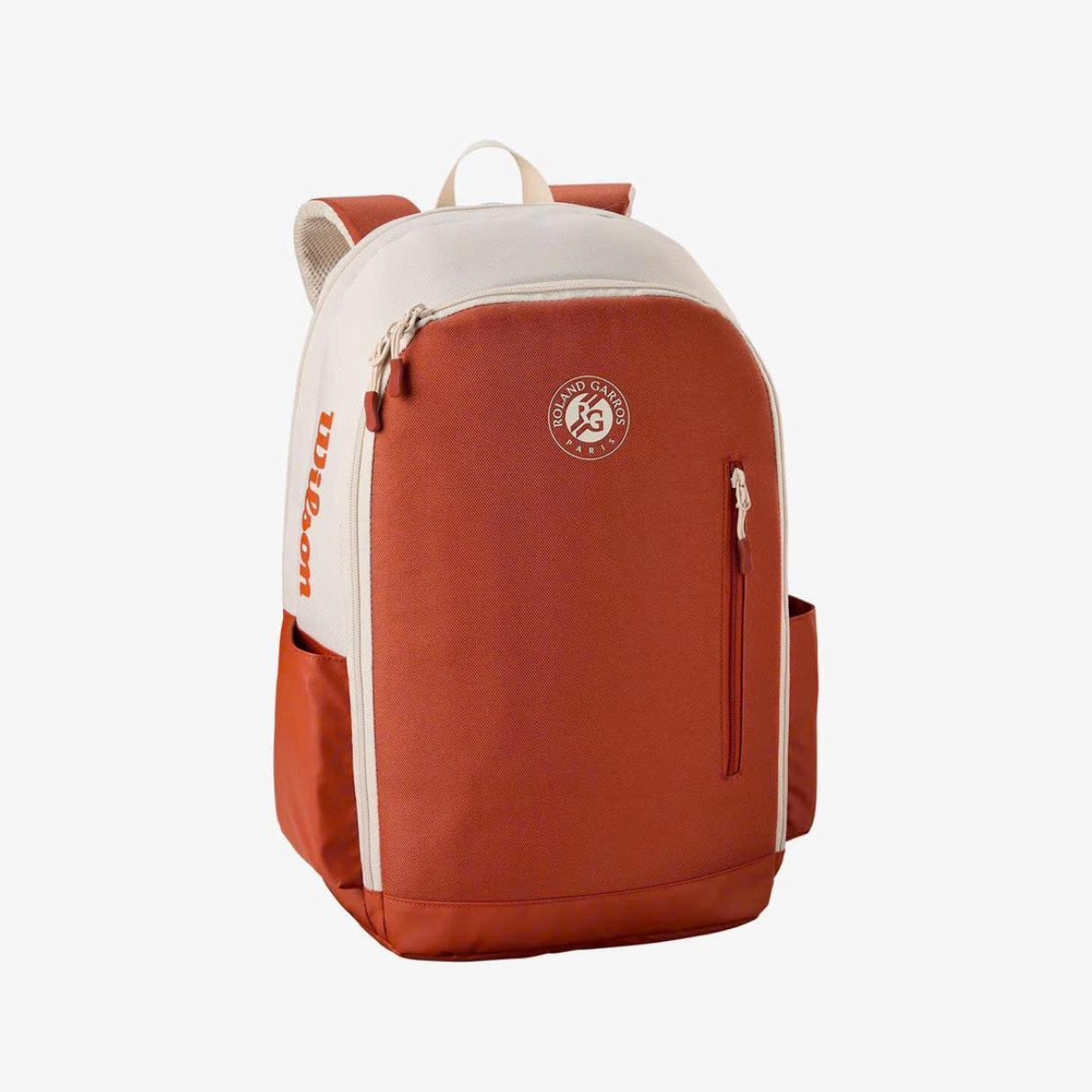 3 balo tennis wilson roland-garros 2025 team backpack 'orange cream' wr8045501001