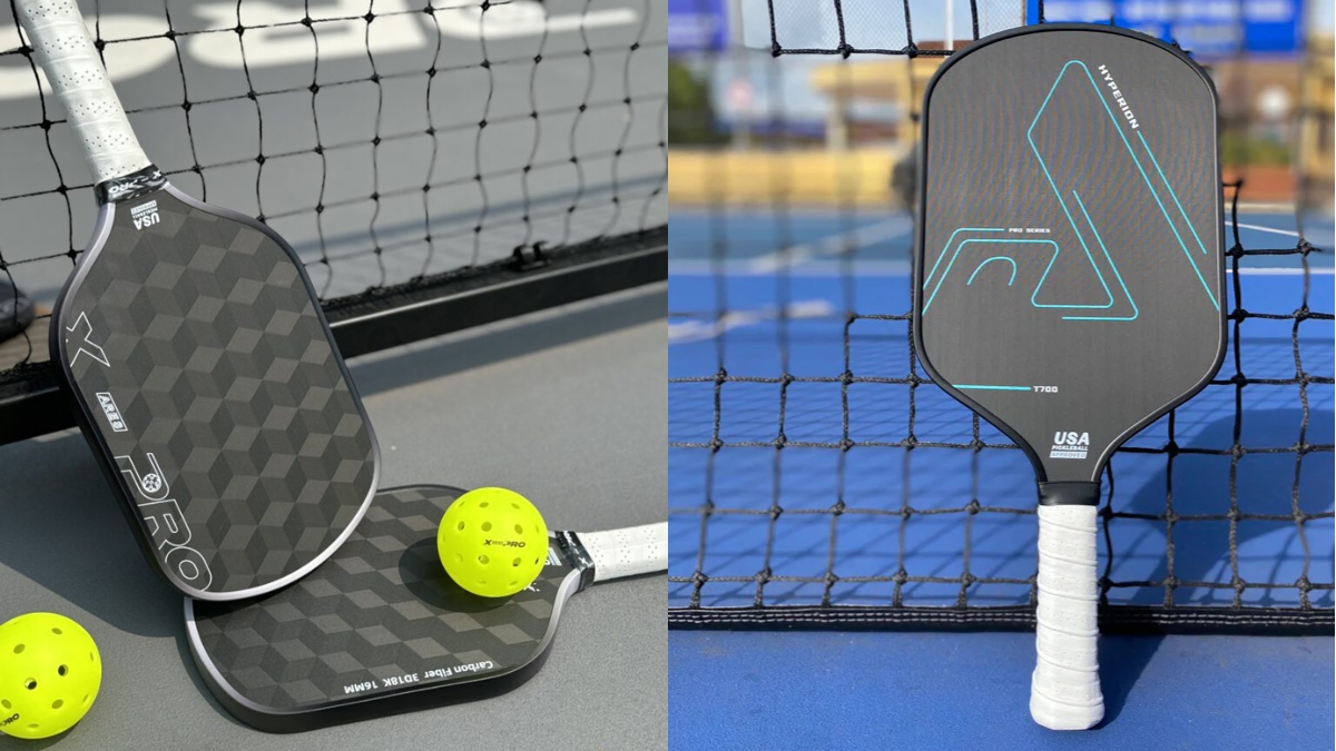 sự khác biệt giữa vợt pickleball sợi carbon và kevlar