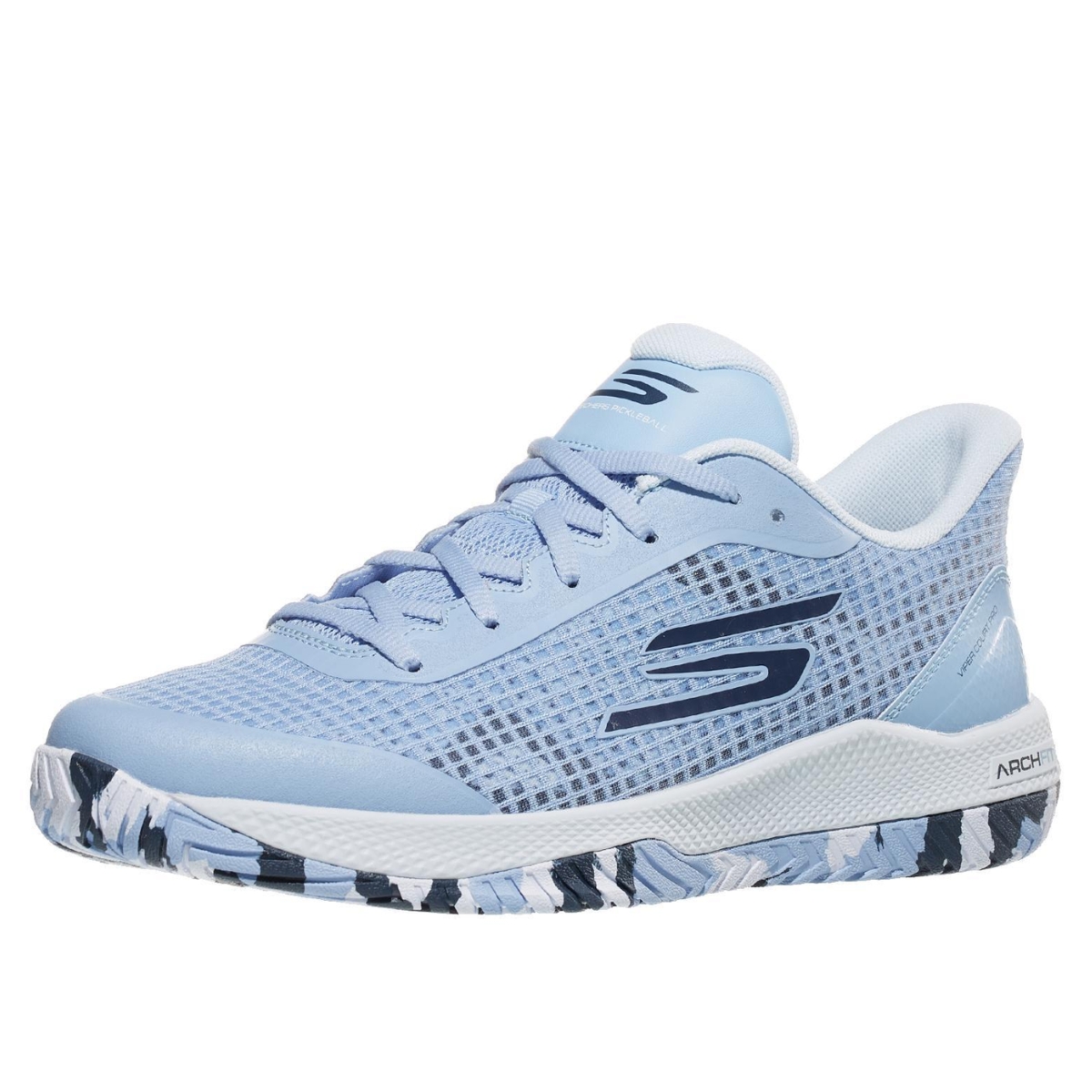 4 giày skechers viper court pro ‘blue’ 246069-slt