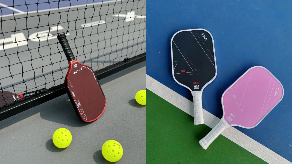 sự khác biệt giữa vợt pickleball sợi carbon và kevlar